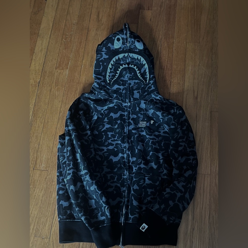 Bape Black Dover Market Zip Up